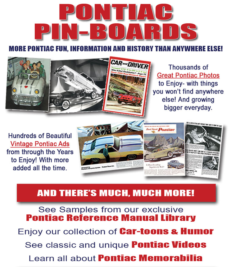 Pontiac Pin Boards