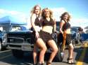 The car is cool, but the girls are better, note the tattoo. Motor City Casino Detroit 2005. Forget the trophies, they are standing their! GRRRRRREAT!
